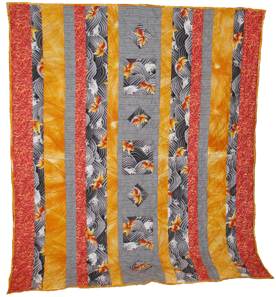 Sunny Goldfish Quilt