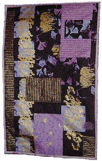 dragon quilter - Purple Ginko Quilt